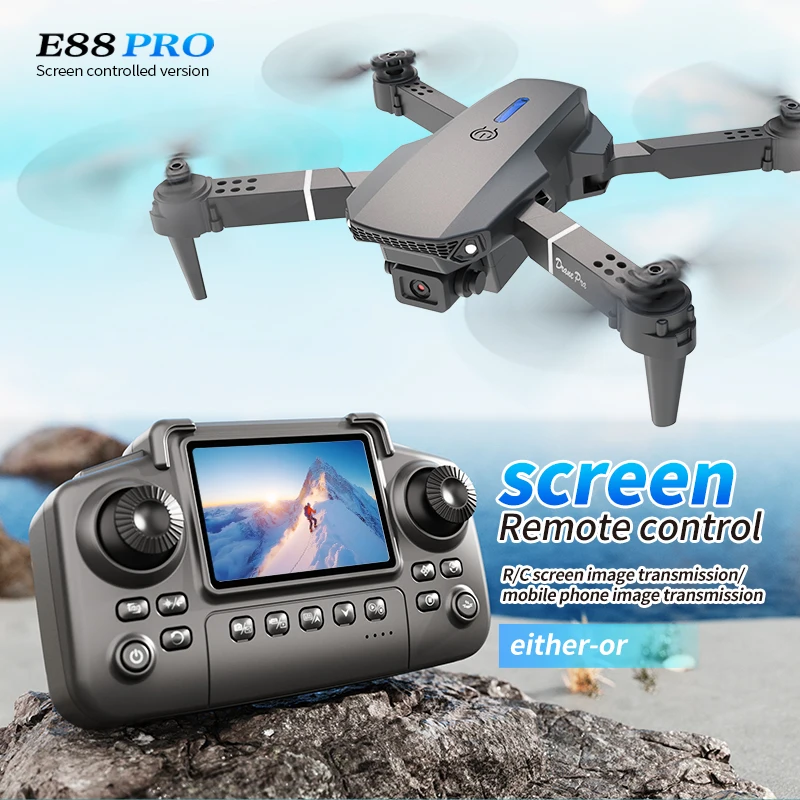 Профессиональный дрон E88 PRO  – обзор и цена Drone Kit Professional