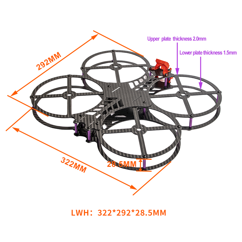 НОВЫЙ 5-дюймовый комплект рамк – обзор и цена Drone Kit Racing